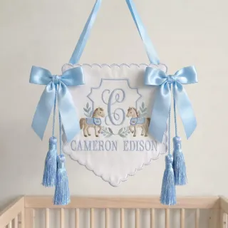 EMBROIDERY BABY BANNER