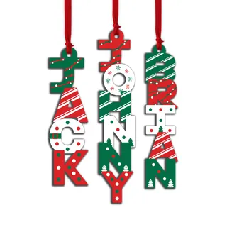 CHRISTMAS ORNAMENT WITH NAME
